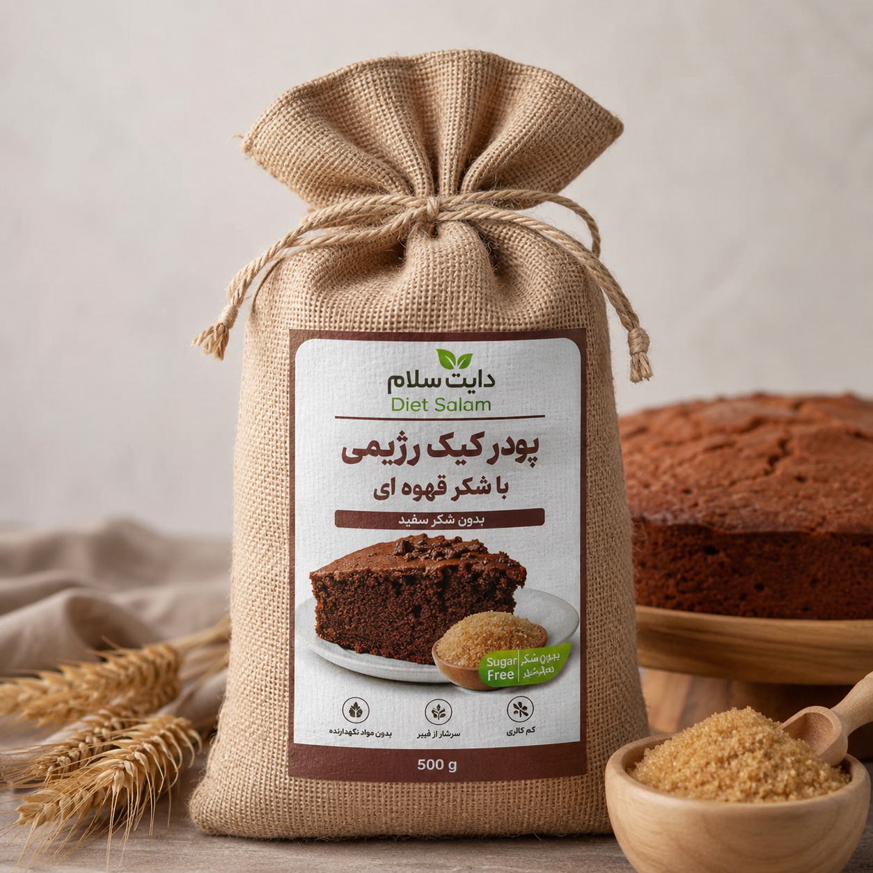 پودر کیک زنجبیلی